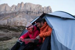 Forclaz QuickHiker Fresh & Black, Waterproof Backpacking Tent, 2 Person Hiking Clothing