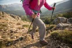 Forclaz 100 Women's Blue Convertible Walking Pants Hiking Clothing