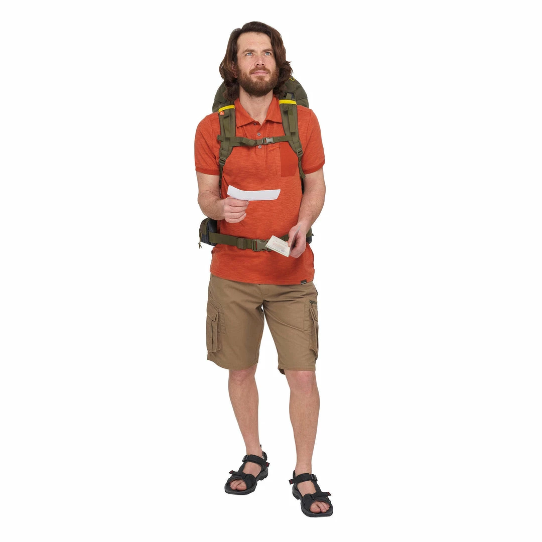 Forclaz Hiking Clothing Men's Cargo Shorts Travel 100