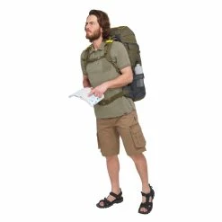 Forclaz Hiking Clothing Arpenaz 500 Men’s Short Sleeved Polo - Blue