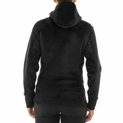 Quechua Hiking Clothing MH520 Women's Hiking Fleece Jacket - Black