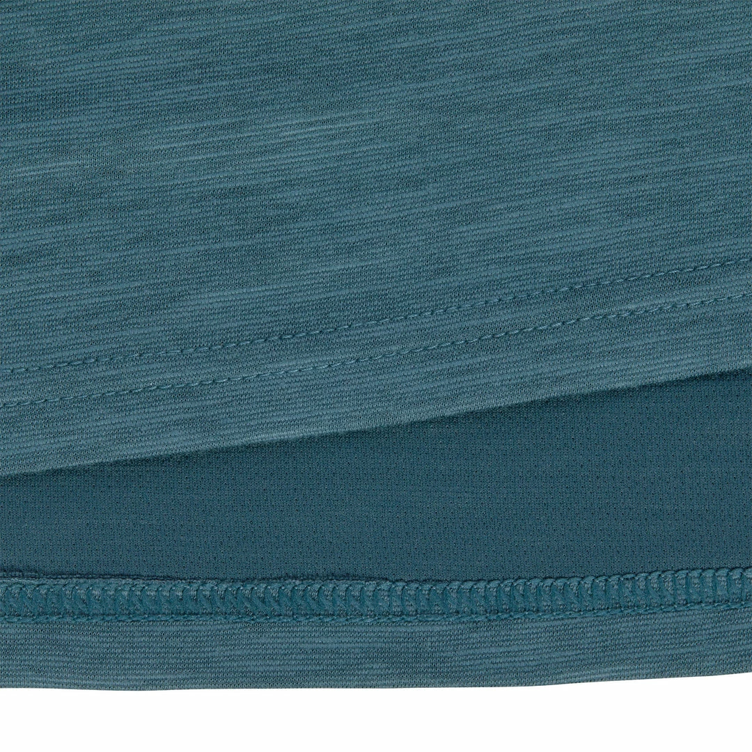 Forclaz Hiking Clothing Arpenaz 500 Men’s Short Sleeved Polo - Blue