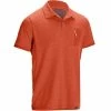 Forclaz Men's Backpacking Short-Sleeved Polo Shirt Travel 100 Hiking Clothing