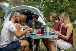 Quechua Compact Camping Folding Table With 4 Stools - 4 To 6 People
