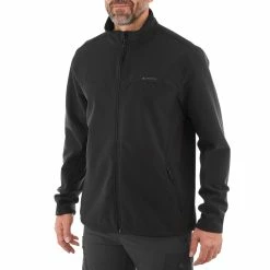 Forclaz Trek 100 WindWarm, Softshell Hiking Windbreaker, Men's