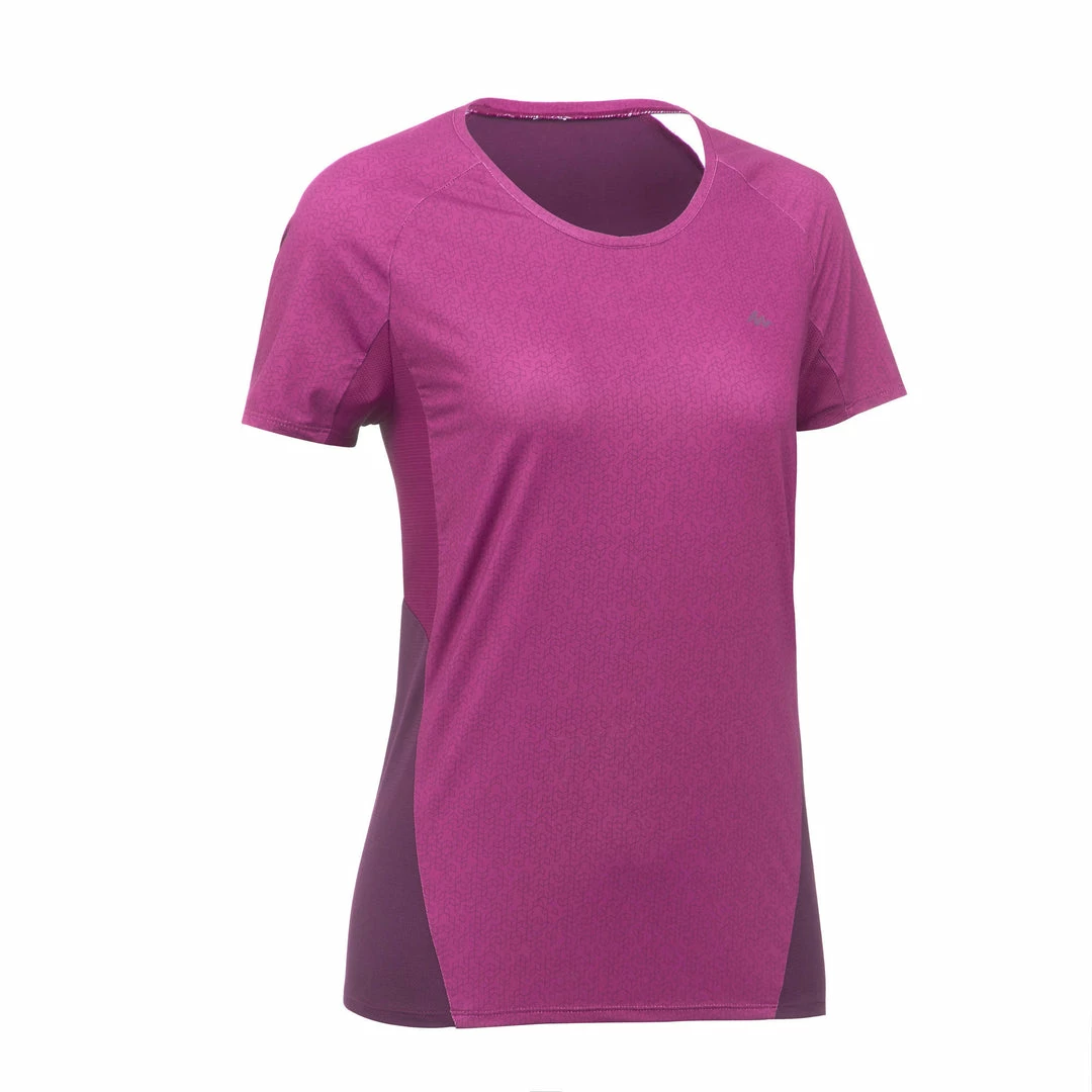 Quechua Hiking Clothing Women's Short-Sleeved Mountain Hiking T-Shirt MH500