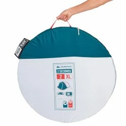 Quechua 2 Seconds XL Fresh & Black, Waterproof Pop Up Camping Tent, 2 Person Hiking Clothing