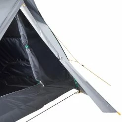 Forclaz QuickHiker Fresh & Black, Waterproof Backpacking Tent, 2 Person Hiking Clothing