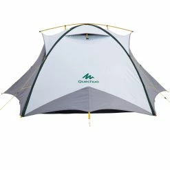 Hiking Clothing Forclaz QuickHiker Fresh & Black, Waterproof Backpacking Tent, 3 Person