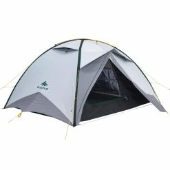 Hiking Clothing Forclaz QuickHiker Fresh & Black, Waterproof Backpacking Tent, 3 Person