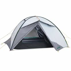 Hiking Clothing Forclaz QuickHiker Fresh & Black, Waterproof Backpacking Tent, 3 Person