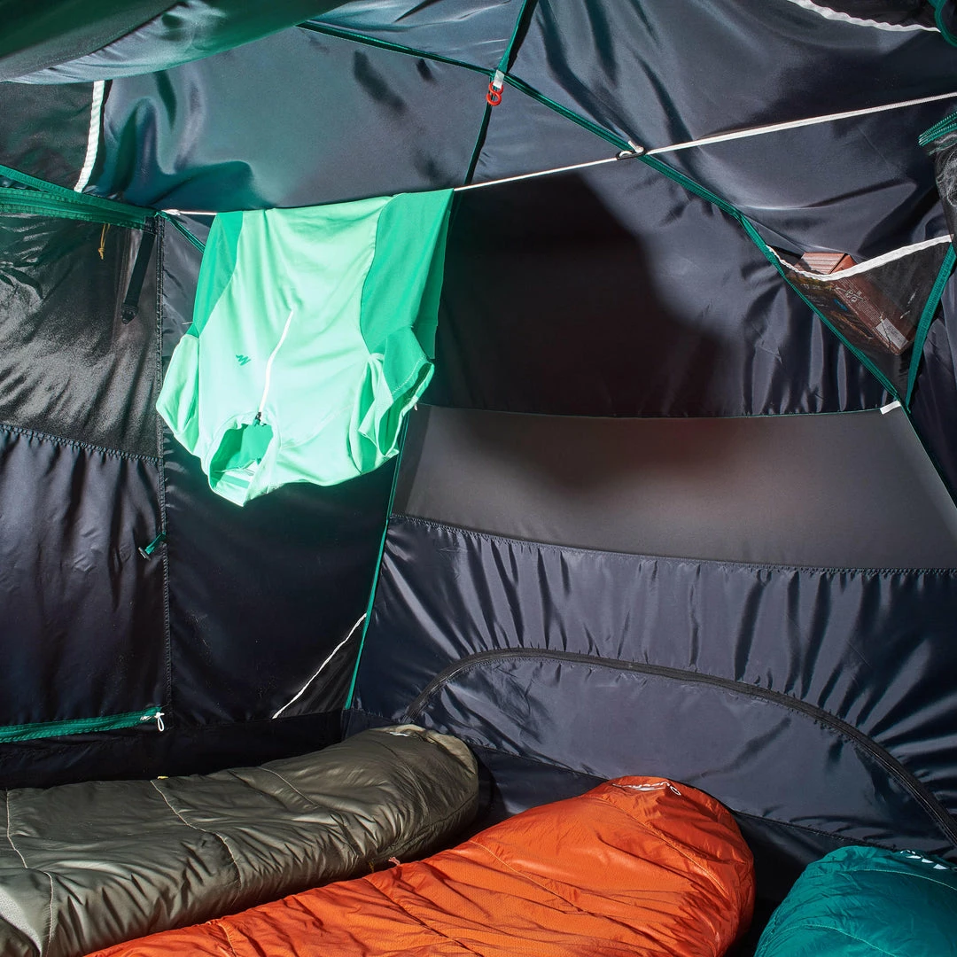 Hiking Clothing Forclaz QuickHiker Fresh & Black, Waterproof Backpacking Tent, 3 Person