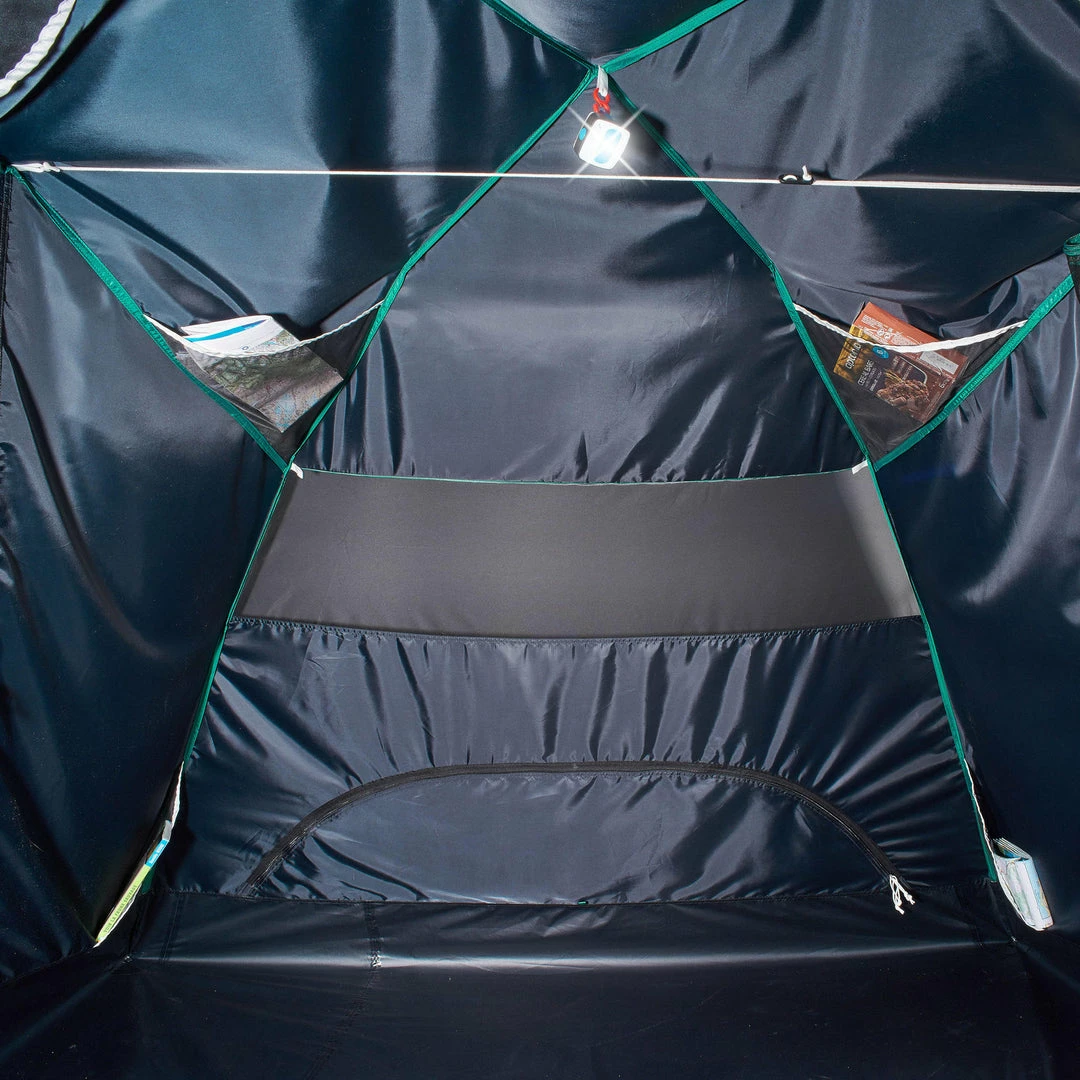 Hiking Clothing Forclaz QuickHiker Fresh & Black, Waterproof Backpacking Tent, 3 Person