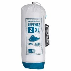 Hiking Clothing Quechua Arpenaz 2XL Fresh & Black, Waterproof Camping Tent, 2 Person