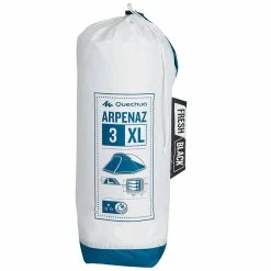 Hiking Clothing Quechua Arpenaz 3XL Fresh & Black, Waterproof Camping Tent, 3 Person