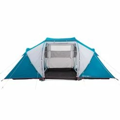 Quechua, Waterproof Family Camping Tent, 4 Person 2 Rooms