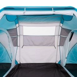 Quechua, Waterproof Family Camping Tent, 4 Person 2 Rooms