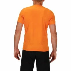 Quechua Hiking Clothing Men's Tech FRESH 50 Long-Sleeved Hiking T-Shirt Orange