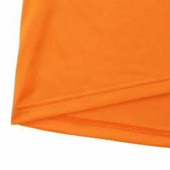 Quechua Hiking Clothing Men's Tech FRESH 50 Long-Sleeved Hiking T-Shirt Orange
