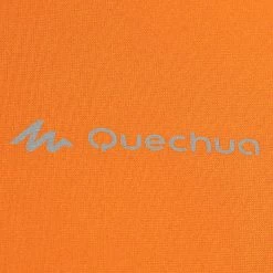 Quechua Hiking Clothing Men's Tech FRESH 50 Long-Sleeved Hiking T-Shirt Orange