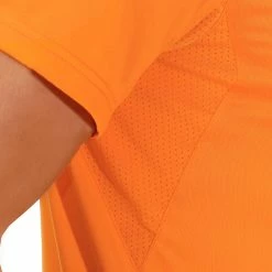 Quechua Hiking Clothing Men's Tech FRESH 50 Long-Sleeved Hiking T-Shirt Orange