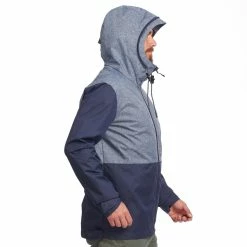 Hiking Clothing Forclaz Travel 100, Compact Hiking Jacket, Men's