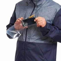 Hiking Clothing Forclaz Travel 100, Compact Hiking Jacket, Men's