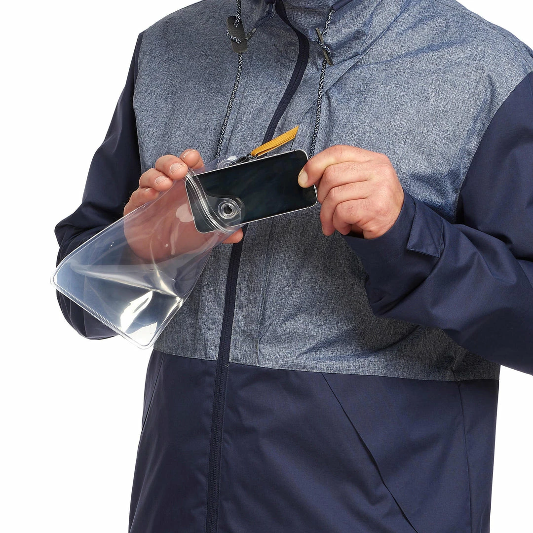 Hiking Clothing Forclaz Travel 100, Compact Hiking Jacket, Men's