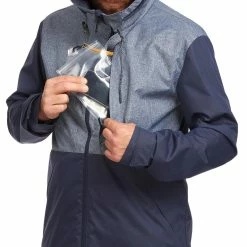 Hiking Clothing Forclaz Travel 100, Compact Hiking Jacket, Men's